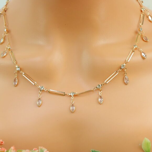 "New Beautiful Design Necklace Chain for Women/Girls, Gift, N822 - Picture 1 of 10